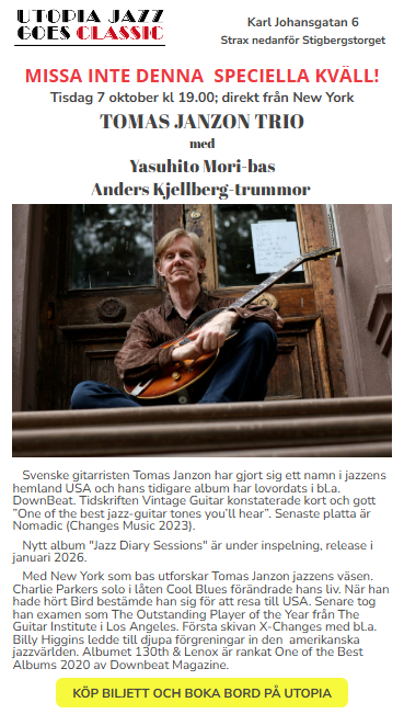 TOMAS JANZON 7 OKT 2025